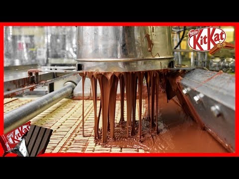 Kit Kat Chocolate Factory Tour - How Kit Kat is Made With Amazing Manufacturing process