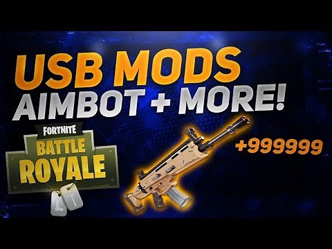 Fortnite: Battle Royale USB MOD MENU | AIMBOT! XBOX, PS4, PC | FORTNITE USB MODS/HACKS 2018