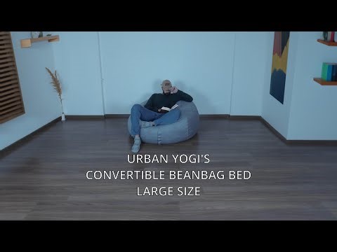 Large Size - Convertible Bean Bag Bed - Urban Yogi