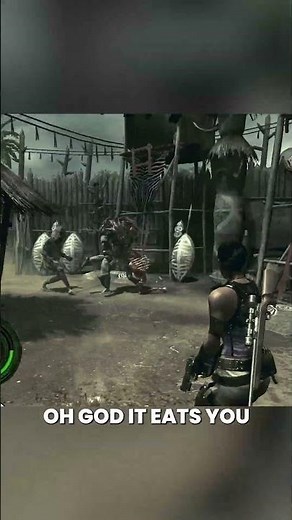 OH GOD IT EATS YOU [Resident Evil 5]