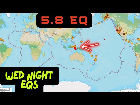 Deep Earthquakes Indonesia Region. Watch Philippines area. Wednesday Night update