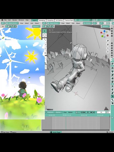 Low Poly Animation Techniques in Blender 3D