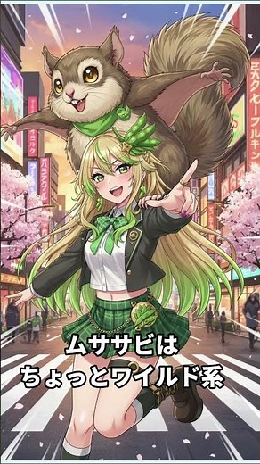 モモンガとムササビの違いってなに？ #雑学 #一分でわかる #雑学ショート #ずんだもん #動物 #動物雑学 #都市伝説