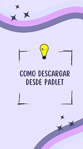 Me preguntan mucho como descargar los archivos descargables desde padlet. Aquí te comparto un sencillo tutorial 👉 Ingresar por el enlace Muchas veces el navegador te va a pedir una cuenta de mail. 👉Elegir aquello que deses descargar y seleccionarlo (darle clic o tocarlo) 👉Cuando se abre la pantalla, ir a los 3 puntitos del lado derecho y se va a desplegar opciones. Seleccionar la de descarga. Y listo! El archivo está en tu celu o pc. El enlace del padlet de Activando la Educación siempre está