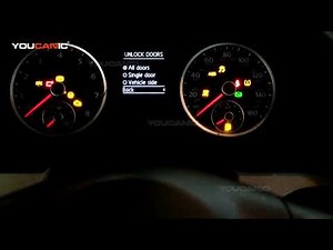 2009-2016 Volkswagen Tiguan - How to Change Door Lock Settings via Instrument Cluster