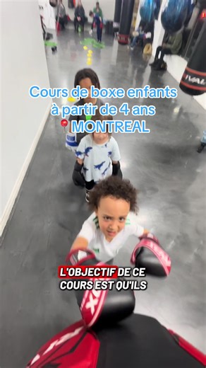 Petit appercu d’un cours de boxe pour enfant 👦🏻 👧🏻 🥊 #kids #boxe #fun #activity #montreal