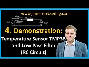 4. Demonstration: Temperature Sensor TMP36 and Low Pass Filter (RC Circuit)