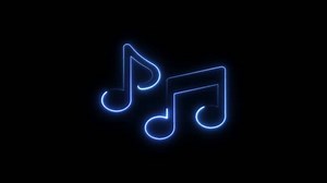 Animation Glowing Neon Audio Music Player Stock Footage Video (100% Royalty-free) 3566467637 | Shutterstock
