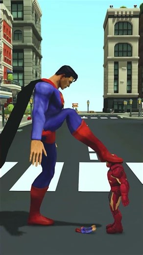 Epic Superman x Iron Man Fight!#Superman #IronMan#ViralShorts#AnimationFight #animation #viralvideo