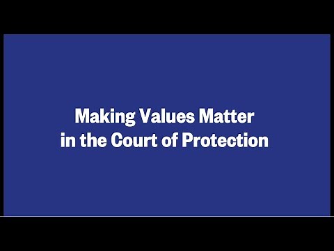 Making Values Matter in the Court of Protection