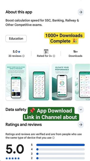 1000+ Downloads completed on Maths Yoddha App | Maths Yoddha Calculation App | #mathstricks #shorts