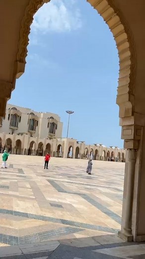Visiting one of the largest masjids in Africa for Jumah. Hasan II mosque is a beautiful example of modern Islamic architecture. | Shaykh Abdullah Hakim Quick