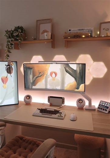 Exciting New Monitor and Arm Setup for a Clean Desk!