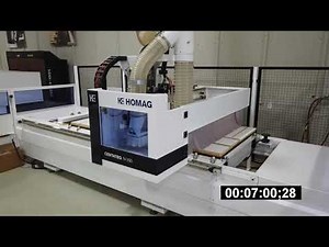 Homag N-300 Nested router time study