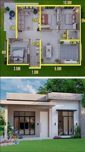 Así luce la casa de tus sueños 😍 3 Dormitorios