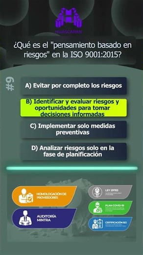 ⚠️ Risk-Based Thinking in ISO 9001;2015; 5 Essential Minutes for Auditors