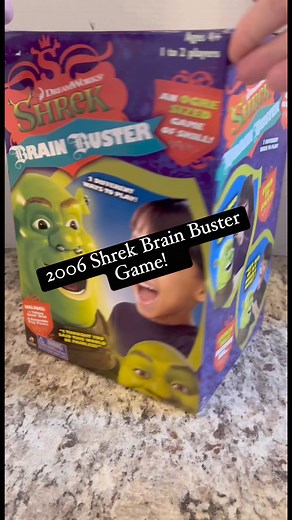 A must have for the Shrek fan!! Shrek Brain Buster from 2006 #shrek #boardgames #gamenight #RetroToys #2000snostalgia #toystagram #nostalgia | CPJ Collectibles