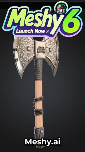 The Most Useful AI 3D Model Generator for Game Development | Meshy AI