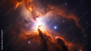 Cosmic Eruption - Nebula's Explosive Birth