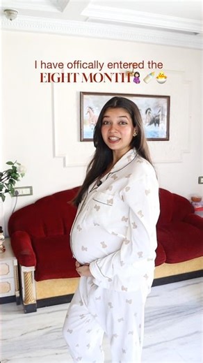 GRWM for Gangaur while I try to fit my 8month belly into this beautiful dress🤰🏻✨ #thirdtrimester