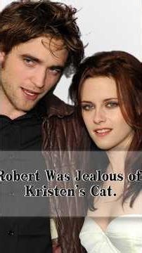 Robert Was Jealous of Kristen's Cat.#interview #entertainment #robertpattinson #kristenstewart