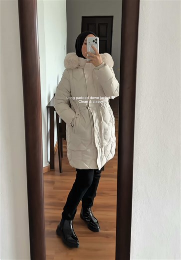 Stay Warm This Winter with Our Long Padded Down Jacket