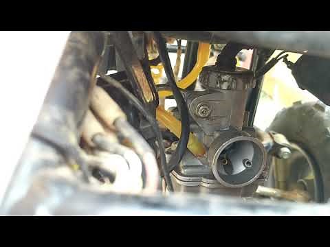 110 ATV air filter replaced