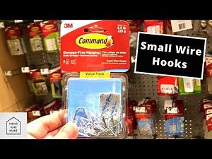 Command Clear Adhesive small wire hooks