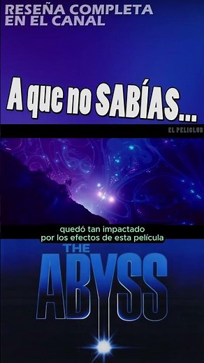 El GIGANTE que se inspiró en... The Abyss (1989) | EL PELICLUB