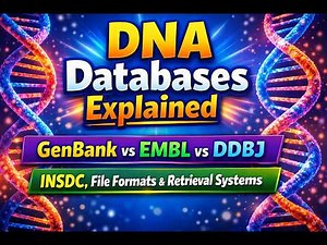 DNA Databases Explained | GenBank vs EMBL vs DDBJ | INSDC, File Formats & Retrieval Systems