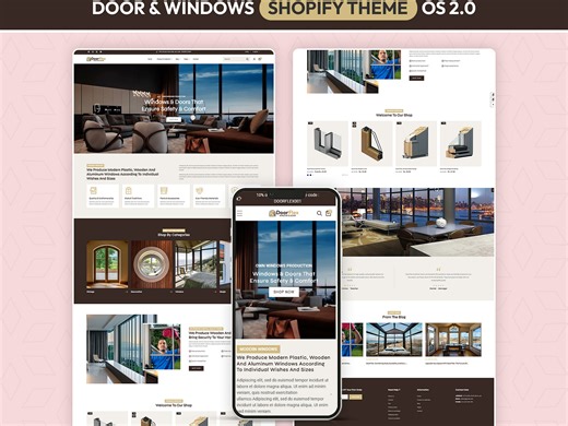 DoorFlex – Architectural Hardware & Custom Window Systems UI