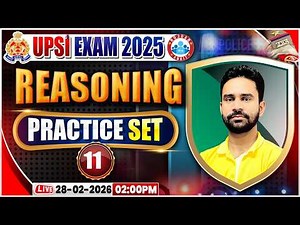 UPSI Reasoning Classes | UPSI Reasoning Practice Set 11 | UP SI Reasoning Class | UPSI Reasoning MCQ