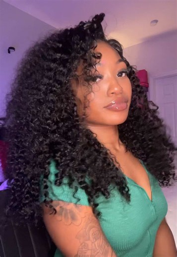 Stylish Burmese Curly Half Wig Tutorial
