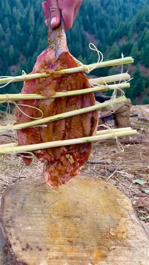 Try this unique method and cooked fish #campfire #campfirecooking #campingstoves #outdoorcooking