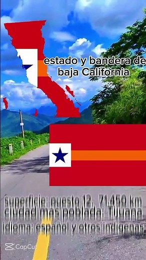 Baja California - Mapa, Bandera e Información del Estado #bajacalifornia