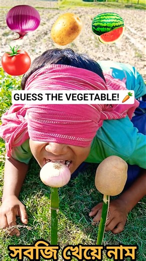 Vegetable Guessing Challenge #shorts #viral