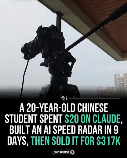 AI Speed Radar Built in 9 Days — Student Turned $20 Cloud Spend into $317,000