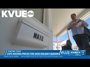 USPS increasing prices for upcoming holiday season
