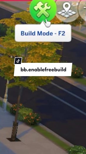 Enable Free Build in The Sims 4 with bb.enablefreebuild Cheat