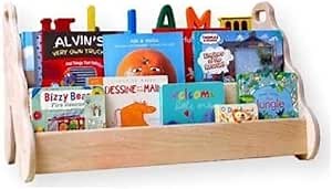Amazon.com: Kidodido Montessori Freestanding Bookshelf | Storage Bookshelf | Easy Access Wooden Book Rack | Storage with Wooden Shelves for Your Kid's Books | Perfect Height for Kids (Seatable Small) : Home & Kitchen