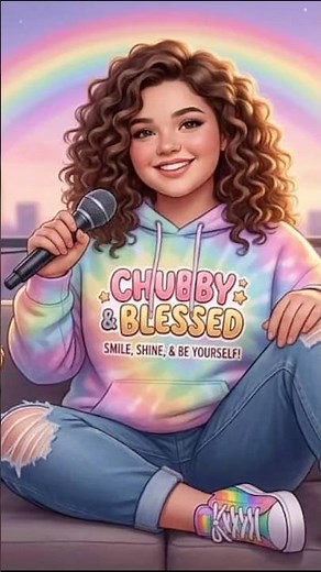 Hi welcome to chubby and blessed a safe space for chubby girls and teens subscribe now💖 #selflove