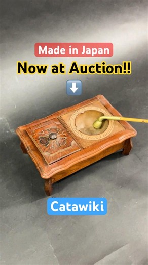Art Deco Japanese wooden box! How much would you value this?【Catawiki】【Now at Auction】