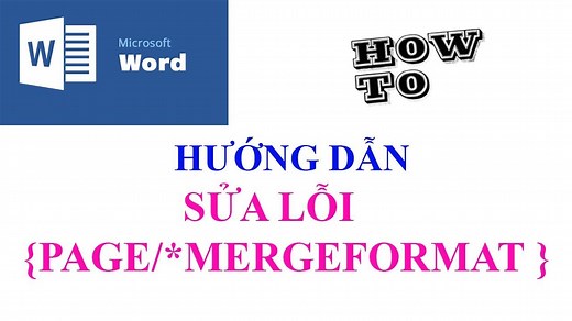 How to remove { PAGE * MERGEFORMAT } on Microsoft word > Ngolongtech