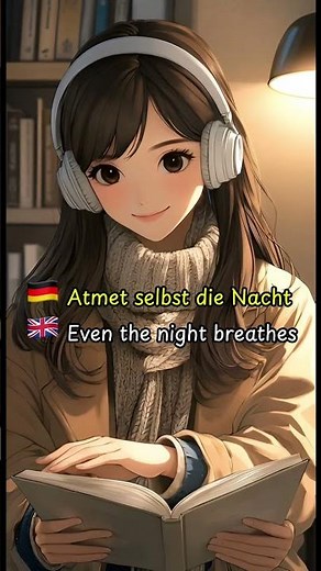 Learn German with Music 🇩🇪 | Deep Sleep Song (Easy Lyrics + Translation) #deutschlernen