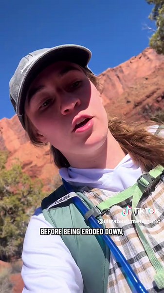 Replying to @Cate | Geologist 🪨 Ignore the fact that I said “differential erosion” instead of weathering a million times. It was a long weekend and this was one of the last videos I filmed out in the field😂🫣 I promise I know the difference. Differential weathering happens when different types of rock weather, or break down, at different rates. Some rock layers are harder and more resistant to erosion, while other rock layers are softer and wear away faster. Resistance to weathering can be det