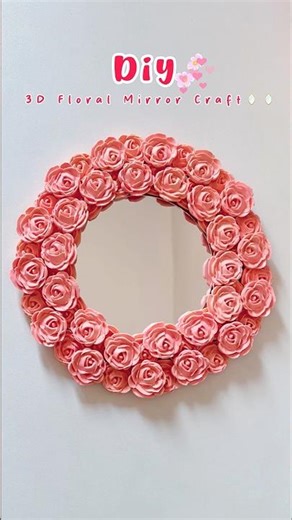 Diy Mirror Craft🪞#shorts #viralshort #reuse #diy #handmade #crafting #trending