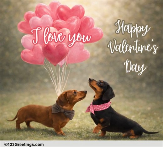 Romantic Valentine Ecard For Your Love