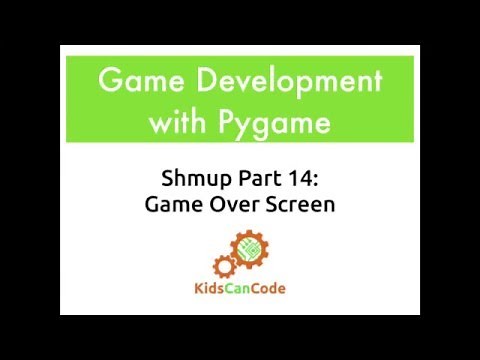 Pygame Shmup Part 14: Game Over Screen