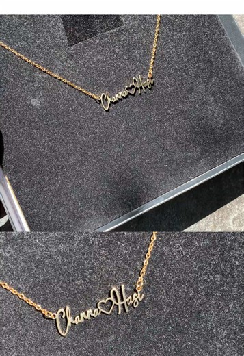 Turn your name into timeless elegance. Available in silver & gold. ✨ Name it. Wear it. Own it. DM to begin your custom order. #bellajewelry #jewellery #jewelrymaking #customjewelry #fyp