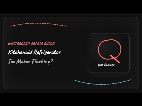KitchenAid Refrigerator Ice Maker Flashing: Error Code Meanings